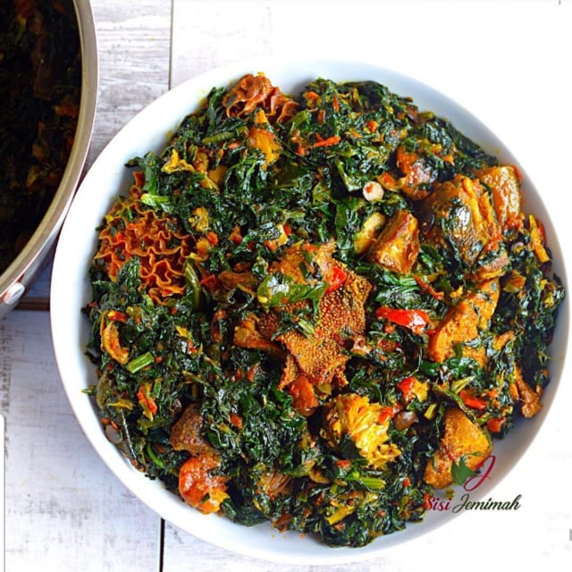 Efo Riro (Vegetable).